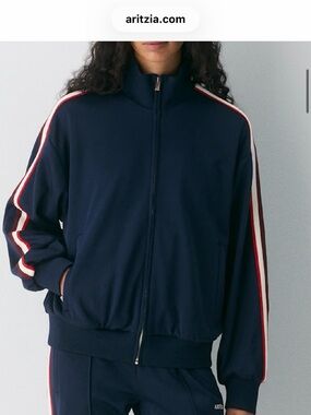 Aritzia Navy  Anfield Track Jacket